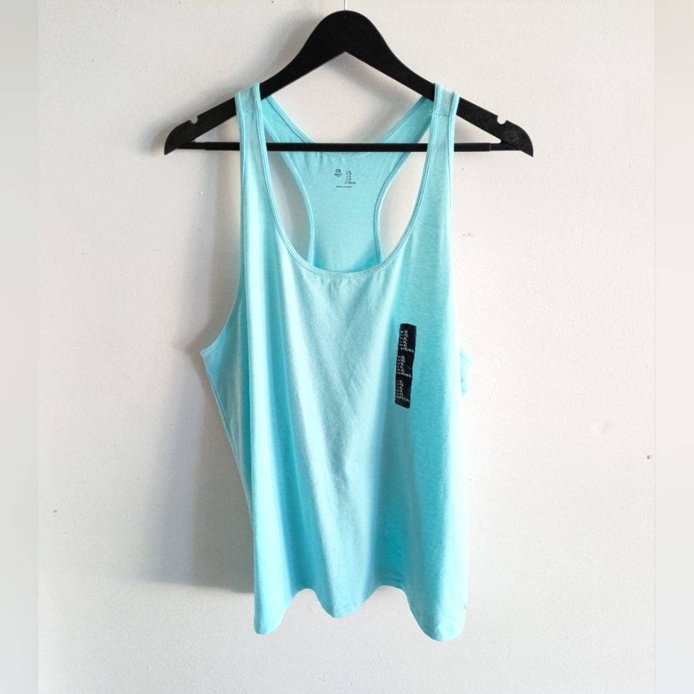 NWT GAP Turquoise Blue athletic Tank Top size XL